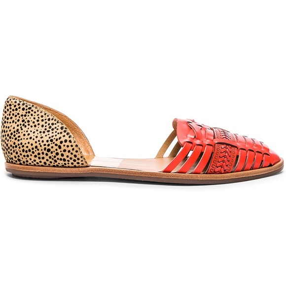 Dolce Vita Woven Pointy Toe Flats - Picture 3 of 5